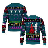 Demon Slayer 3D Print Casual Loose Fit Christmas Sweatshirt - Halloweez